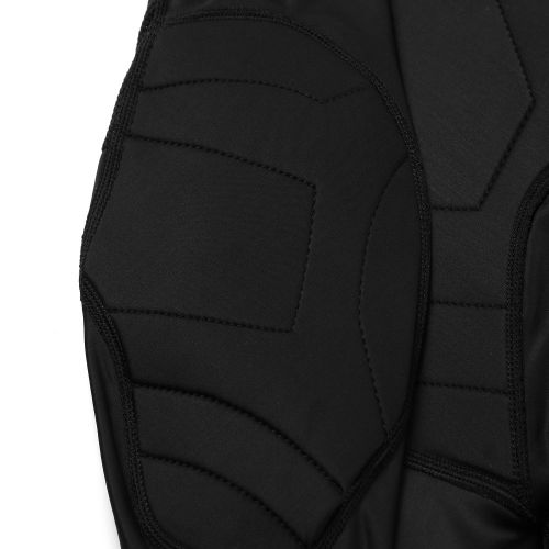  FAVORGEAR Padded Compression Shirts, Chest Protector Heart Guard Sternum Protection for Soccer Paintball Football Basketball Cycling Hockey, Long Sleeve Sports Tranning Undershirt for Men Yo