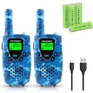 [아마존베스트]FAYOGOO Walkie Talkies for Kids Rechargeable, Xmas Birthday Gifts for Kids, Toys for 3-12 Year Old Boys and Girls, 4 Miles Long Range Kids Walkie Talkies with Battery, 22 Channels 2 Way Ra