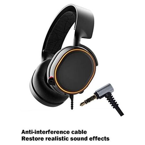  [아마존베스트]FBBULES Replacement Audio Cable for Gaming Headset Replacement Audio Cable Parts Compatible 1.2 m / 2 m (3.93 ft / 6.56 ft) Replacement Audio Cable The Replacement Cable Fixed for