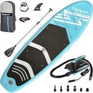 FBSPORT 11FT Premium Inflatable Stand Up Paddle Board, Yoga Board with Durable SUP Accessories & Carry Bag | Wide Stance, Surf Control, Non-Slip Deck, Leash, Paddle and Pump for Youth & Adult