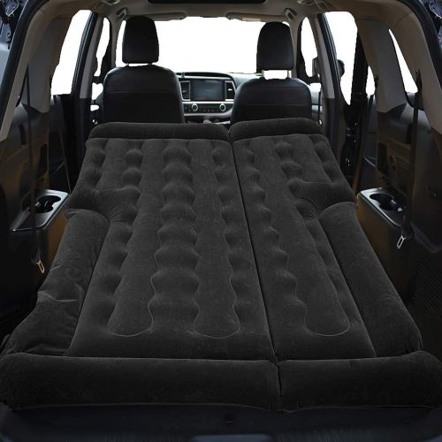  FBSPORT Bed Car Mattress Camping Mattress for Car Sleeping Bed Travel Inflatable Mattress Air Bed for Car Universal SUV Extended Air Couch with Two Air Pillows