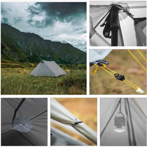  FBSPORT Ultralight Tent 3-Season Backpacking Tent 1 Person/2 Person Camping Tent, Outdoor Lightweight LanShan Camping Tent Shelter, Perfect for Camping, Trekking, Climbing, Hiking