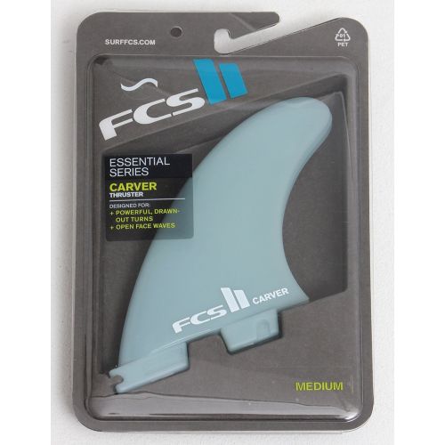  FCS II Carver Glass Flex Surfboard Tri Fin Set - Medium