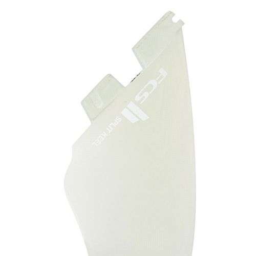  FCS Ii Performance Glass Split Keel Quad Fin One Size Clear