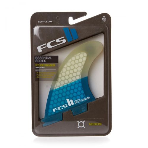  FCS II Performer Performance Core Tri Fin Set - Blue