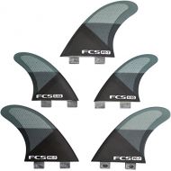 FCS PC-7 Tri-Quad Set - Black Slice Large