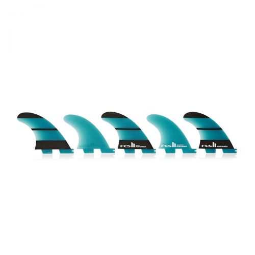  FCS II Performer Neo Glass Tri Quad Fin Set - Medium.