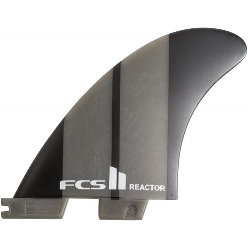  FCS New Fcs Surf Ii Reactor Neo Glass Medium Tri Fin Set Pu Glass Grey