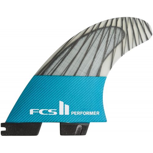  FCS II Performer PC Carbon Teal Tri Retail Fins