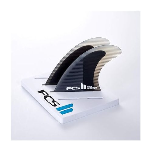  FCS II Reactor Performance Core Tri Fin Set - Charcoal/Black - M