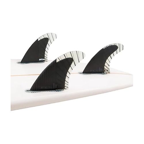  FCS II Reactor Performance Core Carbon Tri Fin Set - Black/Charcoal - M