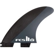 FCS II MF Neo Carbon Black/Grey Large Tri Fins - Mick Fanning's signature FCS II MF fin in Neo Carbon material for fast power surfing.