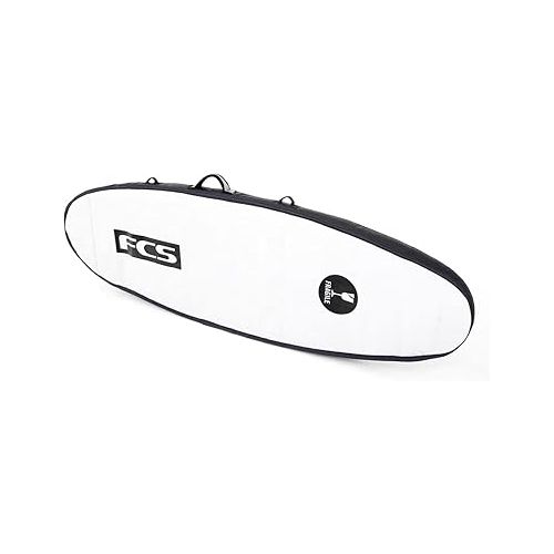  FCS Travel 1 Fun Board Surfboard Bag Black/Grey 6'0