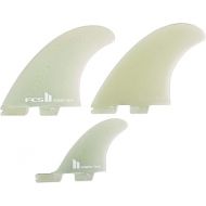 FCS II Power Twin Fin Set Plus Stabilizer - Clear