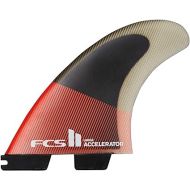 FCS II Accelerator Performance Core Tri Fin Set - Red/Black - S