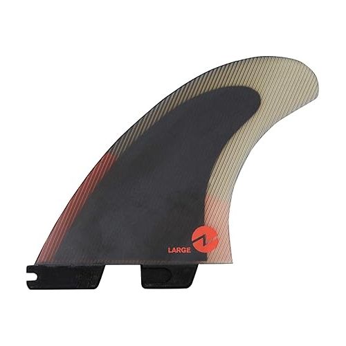  FCS II Accelerator Performance Core Tri Fin Set - Red/Black - S