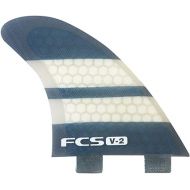 FCS K2.1 PERFORMANCE CORE SURFBOARD TRI FIN SET - BLUE/SMOKE