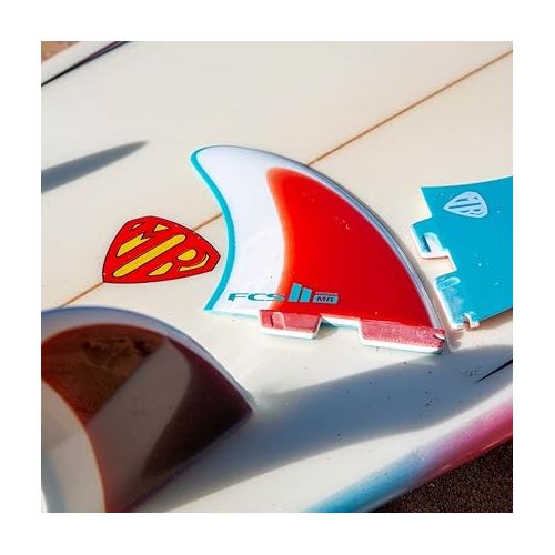  FCS 2 MR Freeride PG Twin-Fin Set Blue-Red-White