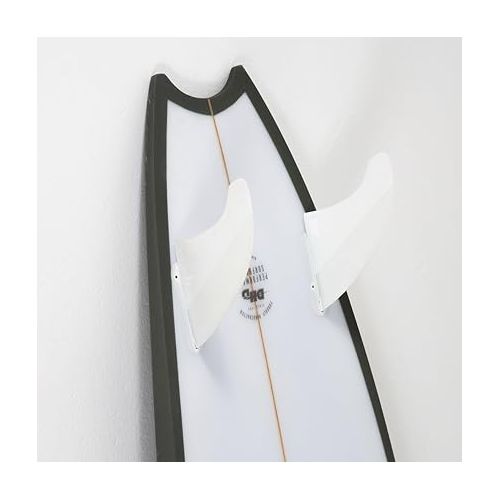  FCS 2 MF PC Twin+1 Fin Set White XLarge