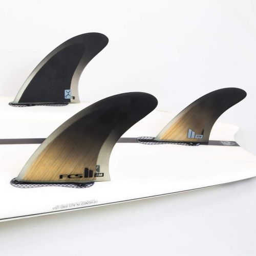  FCS II Machado Twin Fin Set - Black