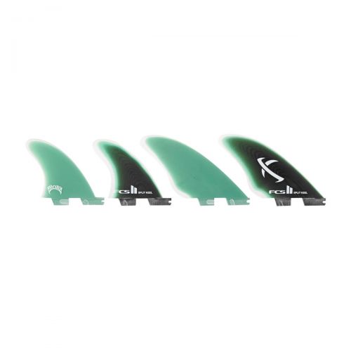  FCS II Keel Quad Set PG Split Keel 4 Surfboard Fins