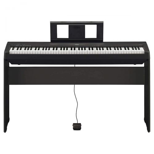  FCV Yamaha (P45BLB2DC) 88-Key Graded Hammer Standard Touch AWM Keyboard Digital Piano with Built-in Speakers