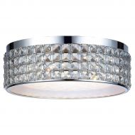 FCV DSI Lighting Callisto Crystal Ceiling LED Flush Mount Dimmable Light Fixture