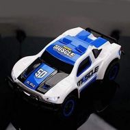 FCXBQ 1:24 Scale Mini Remote Control Car 4x4 39km/h High Speed Racing Vehicle fessional Off Road RC Auto Toy Rechargeable 2.4G Radio Control Electric Truck Gift for Kids (Color : Blue)