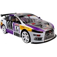 FCXBQ Electric Remote Control Racing Car 1/10 Oversized High Speed Sports Vehicle with Rechargeable Battery, 2.4GHz RC Rally Auto with LED Headlight (Color : Purple)