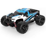 FCXBQ 50KM/H High Speed Remote Control Car SUV Oversized RC Four-wheel Drive High-speed Climbing Car Charging Moving Boy Adult Toy Car Racing for Kids 12+ (Color : Blue, Size : 2-Battery