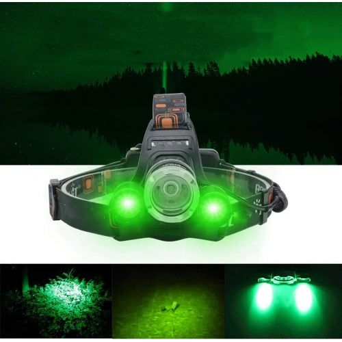 FCYIXIA Headlamp-Focusing Aluminum Headlamp, Super Bright Headlight, Zoomable LED Headlamps,Operated Suitable for Running, Hiking, Camping, Fishing