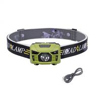 FCYIXIA Headlamp-Headlamp Flashlight with White Light Plus Travel Case - Super Bright Headlight for Hiking Running Camping