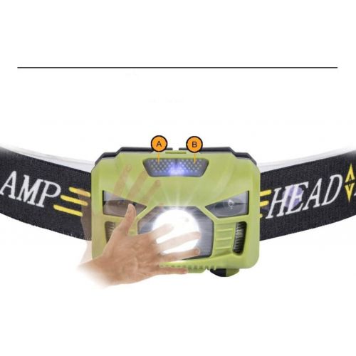  FCYIXIA Headlamp-Headlamp Flashlight with White Light Plus Travel Case - Super Bright Headlight for Hiking Running Camping