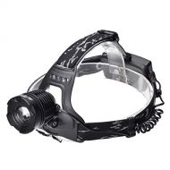 FCYIXIA Outdoor Light-Headlamp Flashlight, Rechargeable Led Head Lamp, Waterproof Headlight Adjustable Headband, Perfect for Camping, Hiking, Outdoors