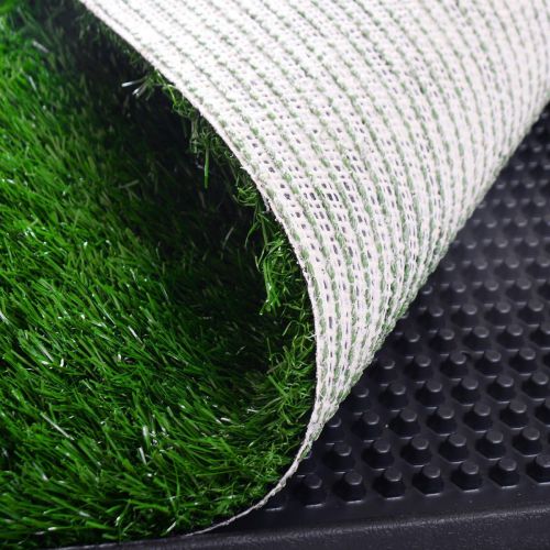  FDIN Washable 20 X 25 Pet Potty Dog Training Grass Puppy Pad Drain Tray