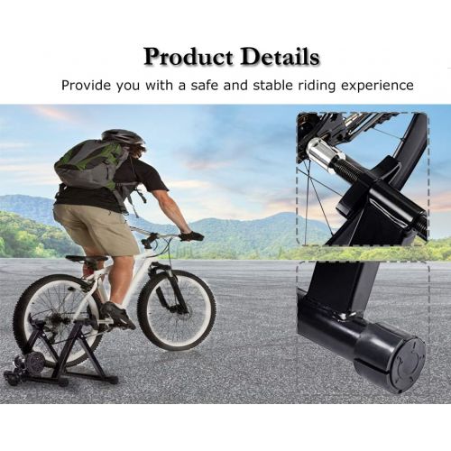  [아마존베스트]FDW Bike Trainer Stand Bicycle Trainers Road Bike Trainer for Indoor Riding Magnetic Bike Trainer with 5 Levels Resistance