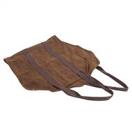 FECAMOS Thickened Log Bag Canvas, Canvas Tote Bag Portable Firewood Carrier Bag Large Capacity for Fireplace Wood Stove Accessorie