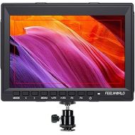 FEELWORLD FW759 7 Inch DSLR Camera Field Monitor HD Video Assist Slim IPS 1280x800 4K HDMI 1080p with Sunshade