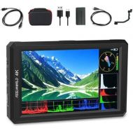 FEELWORLD F6 with Battery+ Integrated Battery Charger + Micro&Mini HDMI Cords 6 Inch FHD IPS On Camera 4K HDMI Monitor with All Waveform,3D Lut Load and 8V DC Power Output