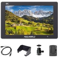 FEELWORLD T7 7 Inch DSLR On Camera Field Monitor Video Assist Full HD 1920x1200 4K HDMI Input Output with Peaking Focus Rugged Aluminum Housing