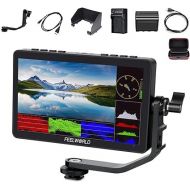 FEELWORLD F5 Pro V4 +NP-F970 Battery+ Charger+Carry Case 6 Inch Touch Screen DSLR Camera Field Monitor with 3D LUT F970 External Kit Install for Power Wireless Transmission IPS FHD 1920x1080 4K HDMI
