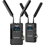 FEELWORLD W1000S Wireless Video Transmission System SDI Dual HDMI Transmitter and Receiver Full Duplex Intercom Live Streaming 1000FT Long Range with 0.08S Low Latency
