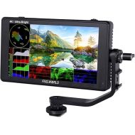 FEELWORLD LUT6 6 Inch 2600nits HDR 3D LUT Touch Screen DSLR Camera Field Monitor with Waveform VectorScope Histogram 4K HDMI Input Output 1920X1080