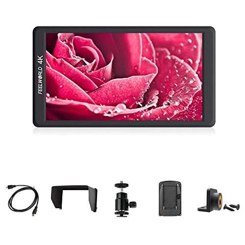  [아마존 핫딜]  [아마존핫딜]FEELWORLD F570 5.7 Inch On Camera Field DSLR Monitor Small HD Focus Video Assis 4K HDMI Input Output Full HD1920x1080 Rugged Aluminum Housing