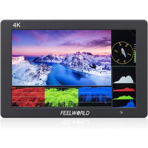  FEELWORLD T7 Plus 7 3D LUT On-Camera Field Monitor with 4K HDMI Input/Output IPS 1920x1200 Rugged Solid Aluminum Housing DSLR Monitor with Peaking Focus False Colors