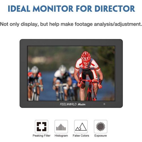  FEELWORLD T7 7 inch 4K Camera Filed Video Monitor, Full HD 1920x1200 IPS Screen Video Assist DSLR with Monitor Peak Focus with 4K HDMI 8V DC in/Out