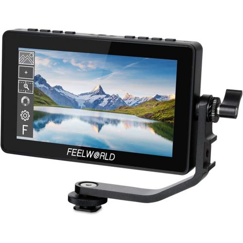  FEELWORLD F5 Pro V2 5.5 Inch Touch Screen DSLR Camera Field Monitor with 3D LUT F970 External Kit Install for Power Wireless Transmission IPS FHD1920x1080 4K HDMI Input Output 5V T