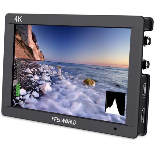  FEELWORLD FW703 7 Inch IPS 3G SDI 4K HDMI DSLR Monitor Full HD 1920x1200 On Camera Field Monitor with Histogram for Stabilizer Cameras Rig