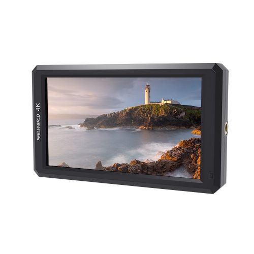  FEELWORLD Feelworld F6 5.7 Inch Full HD 1920x1080 IPS LED Panel On-Camera Monitor with 160 ° Wide Viewing...