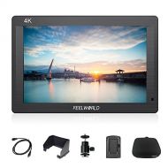 FEELWORLD FH7 Full HD 7 Inch IPS On Camera Field Monitor with Carrying Case Kit Support 4K HDMI InputOutput 1200:1 Contrast 160 Degree Viewing Angels for Sony Canon Nikon Panasoni